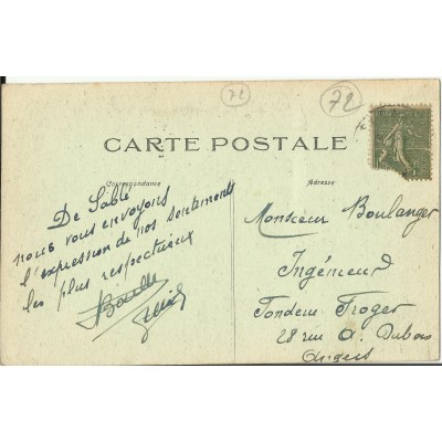 CPA - SABLE-sur-SARTHE, Le Chateau, vers 1910