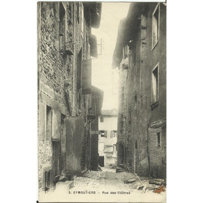 CPA - EYMOUTIERS, Rue des Cloitres - Années 1920