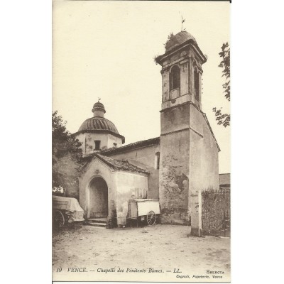 CPA: VENCE, Chapelle des Pénitents Blancs. Années 1920