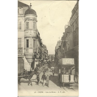 CPA: DIJON, Coin du Miroir, Années 1900.