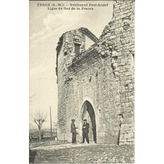 CPA: VENCE, Boulevard Paul-André, Ligne du Sud de la France. Années 1920