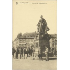 CPA: SAINT-QUENTIN, Monument du 8 oct. 1870. Années 1920