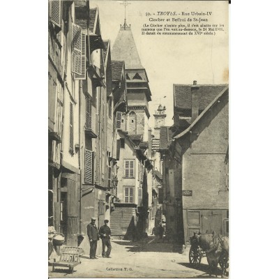 CPA: TROYES, Rue Urbain-IV. Années 1920