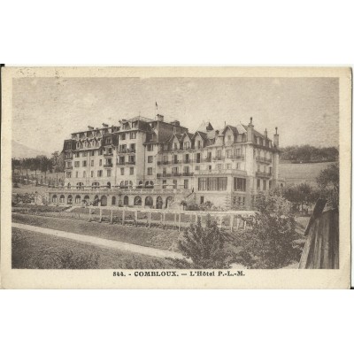 CPA: COMBLOUX, L'Hotel P.L.M. Années 1920