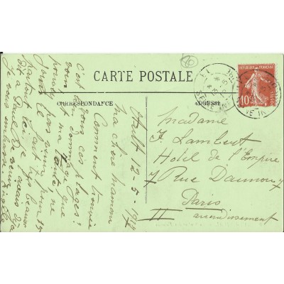 CPA: AUL-ONIVAL, Le Sentier des Falaises, Années 1910