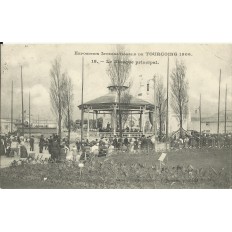 CPA: TOURCOING, Exposition Internationale 1906, Kiosque, 1906