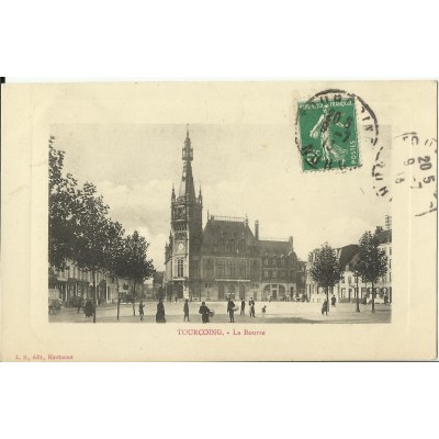 CPA: TOURCOING, La Bourse, Années 1910