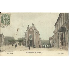 CPA: TRILPORT, La Rue du Port, Années 1900