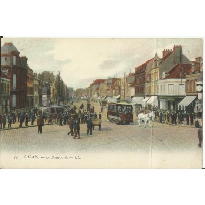CPA: CALAIS, Le Boulevard, Années 1900