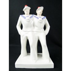 SEAMEN ON A BINGE, EARTHENWARE.