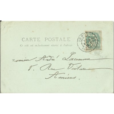 CPA: LE TREPORT, Le Calvaire sur la Falaise, Années 1900