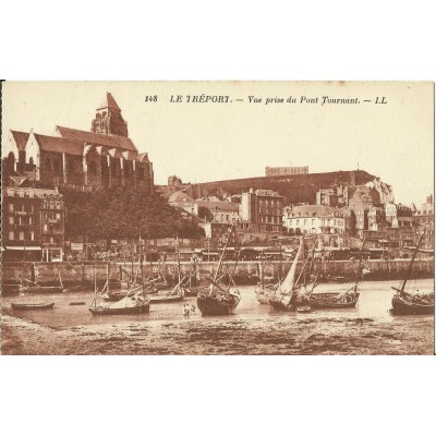 CPA: LE TREPORT,Vue prise du Pont Tournant, Années 1920