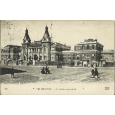 CPA: LE TREPORT, Casino Municipal, Animé, Années 1910