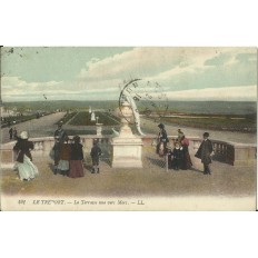 CPA: LE TREPORT, La Terrasse vue vers Mers, Années 1910