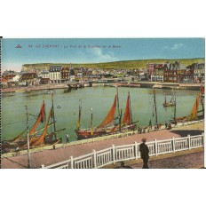 CPA: LE TREPORT, Le Port et le Quartier de la Gare en 1920