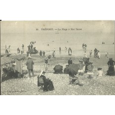 CPA: LE TREPORT, La Plage, Animée, vers 1900