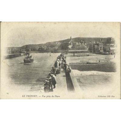 CPA: LE TREPORT, Vue prise depuis le Phare, Années 1900