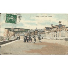CPA: LE TREPORT, Le Casino, La Plage et la Falaise, Années 1900