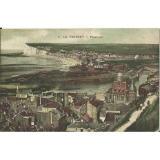 CPA: LE TREPORT, Panorama (couleurs) Années 1910