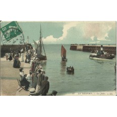 CPA: LE TREPORT, Les Jetées, vers 1910.