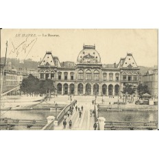 CPA: LE HAVRE, La Bourse, vers 1900