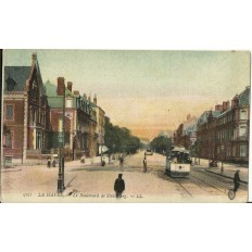 CPA: LE HAVRE, Le Boulevard de Strasbourg, Années 1910