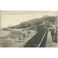 CPA: LE HAVRE, Boulevard Maritime, Palais des Régates, vers 1900