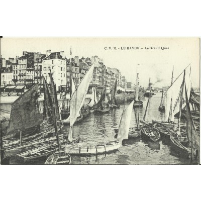 CPA: LE HAVRE, Le Grand Quai, Années 1910