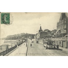 CPA: LE HAVRE, Le Boulevard Maritime et la Hève, Années 1910