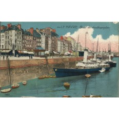 CPA: LE HAVRE, Quai de Southampton, Années 1930.