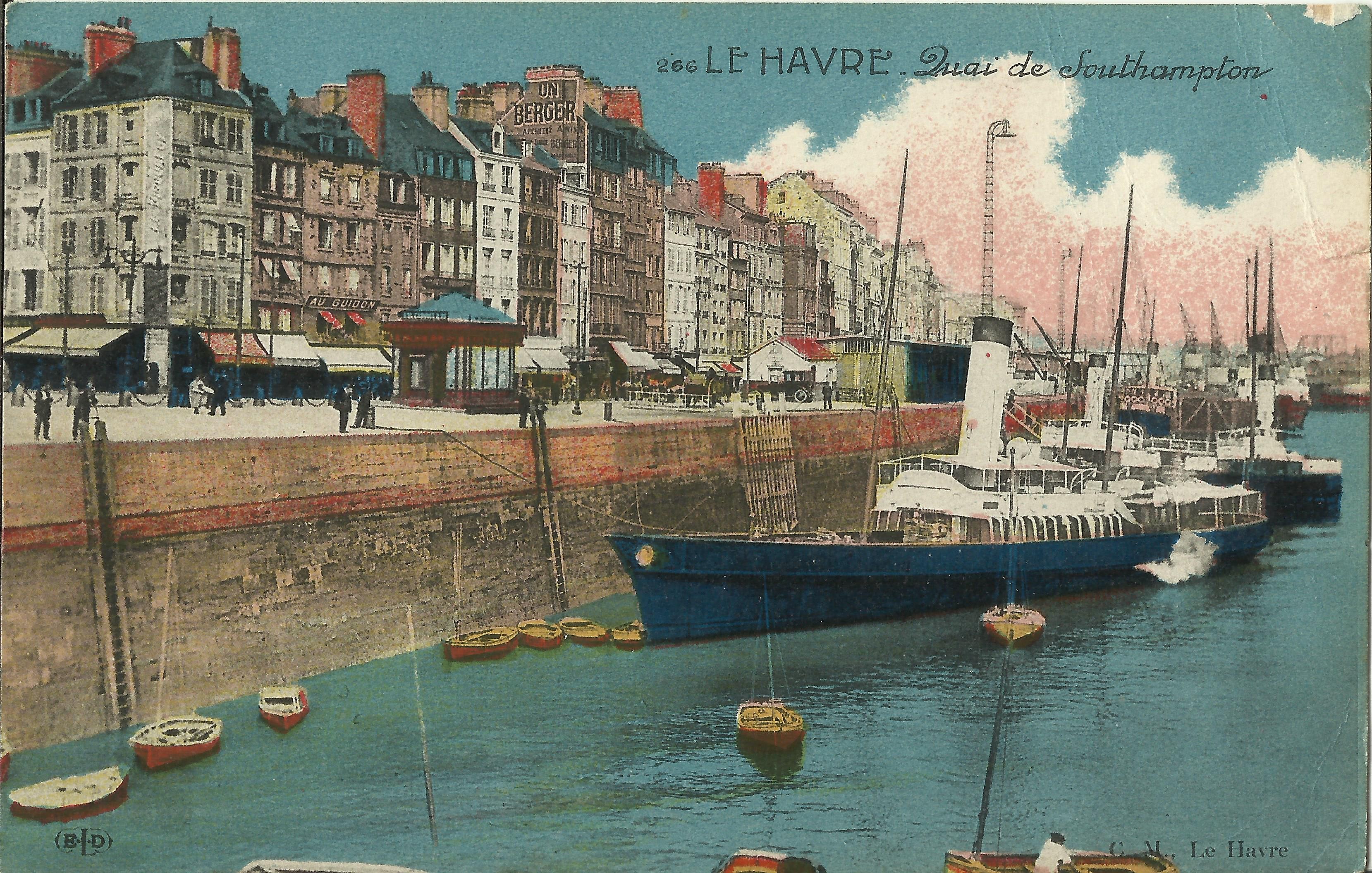 CPA LE HAVRE, Quai de Southampton, Années 1930.