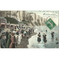 CPA: LE TREPORT, L'Heure du Bain, Animée, Années 1910