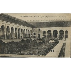 CPA MAROC, ANNEES 1910, MARRAKECH, PALAIS DE l' AGUEDAL (HOPITAL MAISONNAVE).