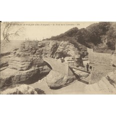 CPA - SAINT-PALAIS, BUREAU, Le Pont de la Corniche, vers 1920.