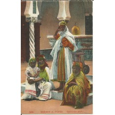 *CPA MAROC, ANNEES 1910, SCENES ET TYPES, INTERIEUR ARABE.