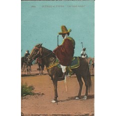 *CPA MAROC, ANNEES 1910, SCENES ET TYPES, UN CAID ARABE.