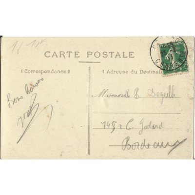 CPA: COGNAC, Hotel des Postes, vers 1910.