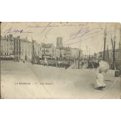 CPA - LA ROCHELLE, Quai Duperré, Années 1900