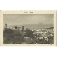 *CPA TUNISIE, 1929, UNE VUE DE TUNIS.