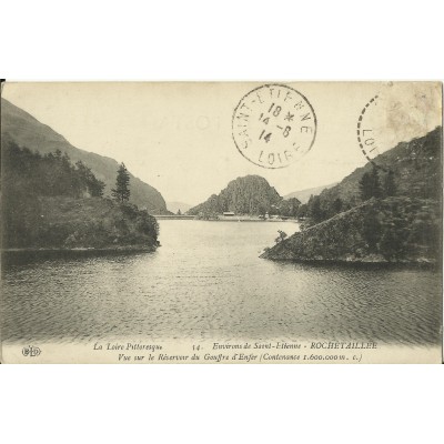 CPA: ROCHETAILLEE, Réservoir du Gouffre d'Enfer, années 1910