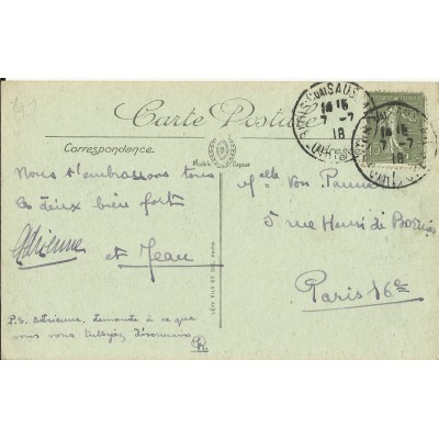 CPA: BLOIS, Le Chateau, Façade François Ier, vers 1910