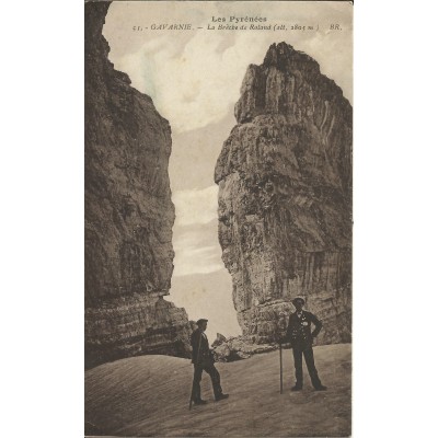 CPA: GAVARNIE, La Brèche de Roland. Années 1910.