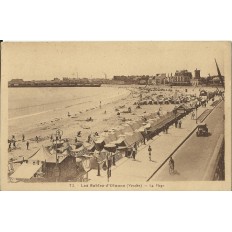 CPA: LES SABLES D'OLONNE, La Plage, années 1930