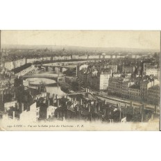 CPA: LYON, Vue sur la Saone prise des Chartreux, années 1900