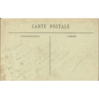 CPA: LYON, Vue sur la Saone prise des Chartreux, années 1900