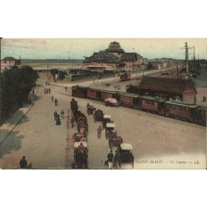 CPA: SAINT-MALO, Le Casino, Colorée, vers 1910