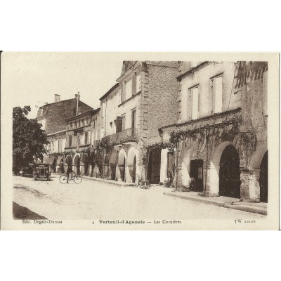 CPA: VERTEUIL-d'AGENAIS, Les Cornières, années 1920