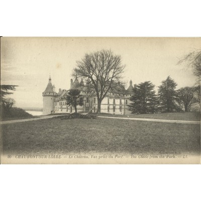 CPA: CHAUMONT-SUR-LOIRE, Le Chateau, (Parc) vers 1910