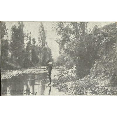 CPA: SAINT-GALMIER, Les Bords de la Coise, années 1900
