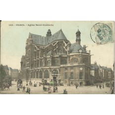 CPA: PARIS, Eglise Saint-Eustache, vers 1900.